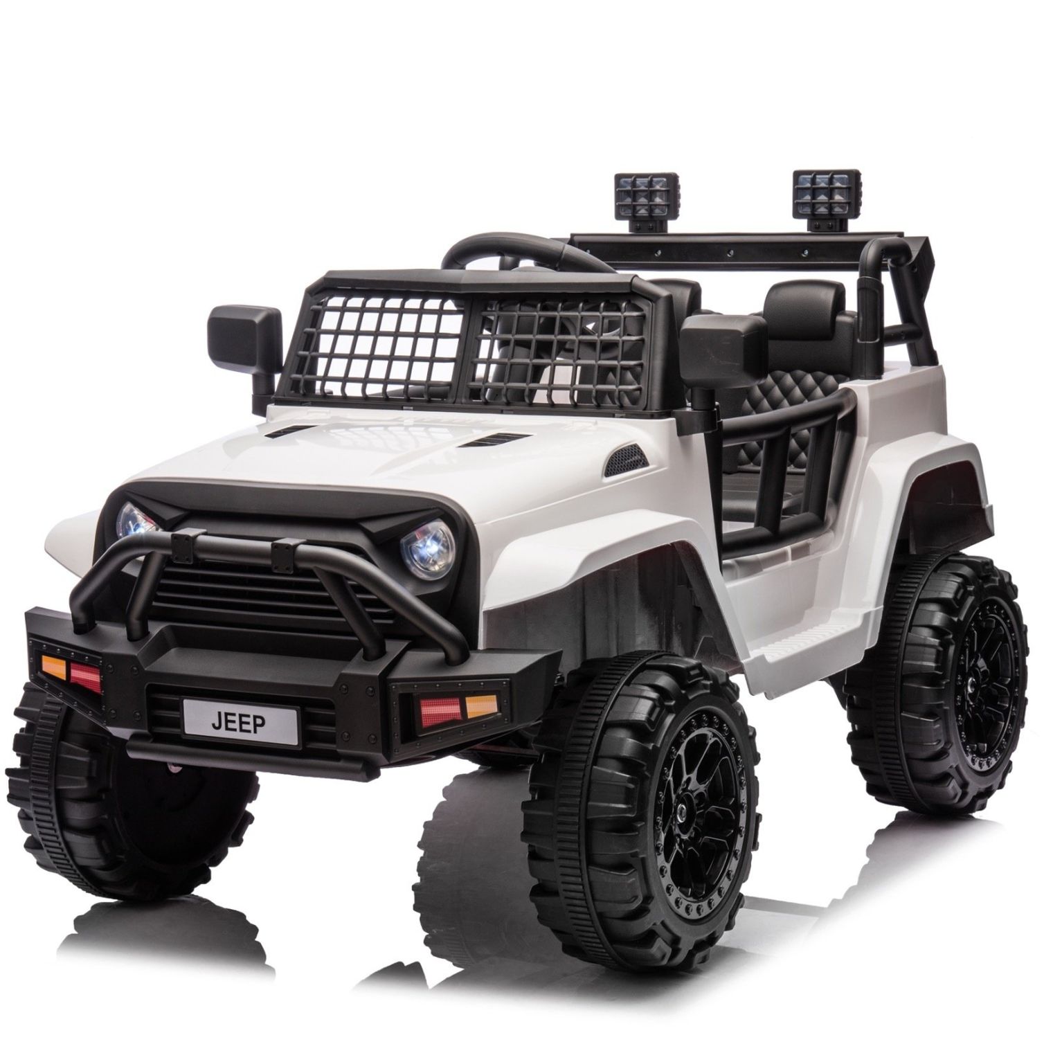 Jeep 12V Kids Car White